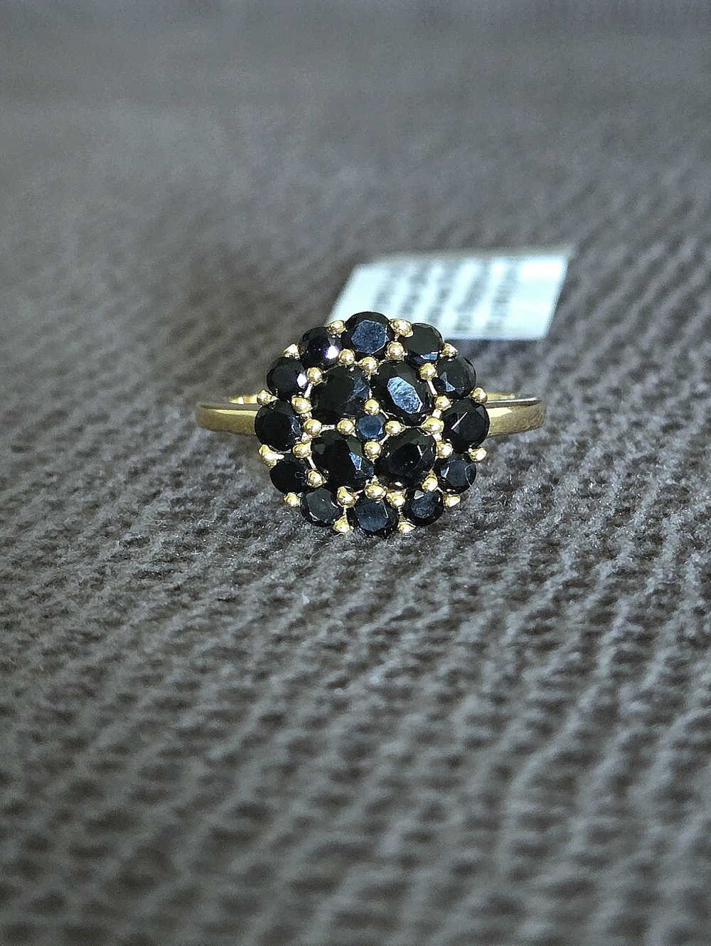 Shivam Black🖤 Spinel Floral🌸 Cluster Ring💍 - NWT - Picture 5 of 16
